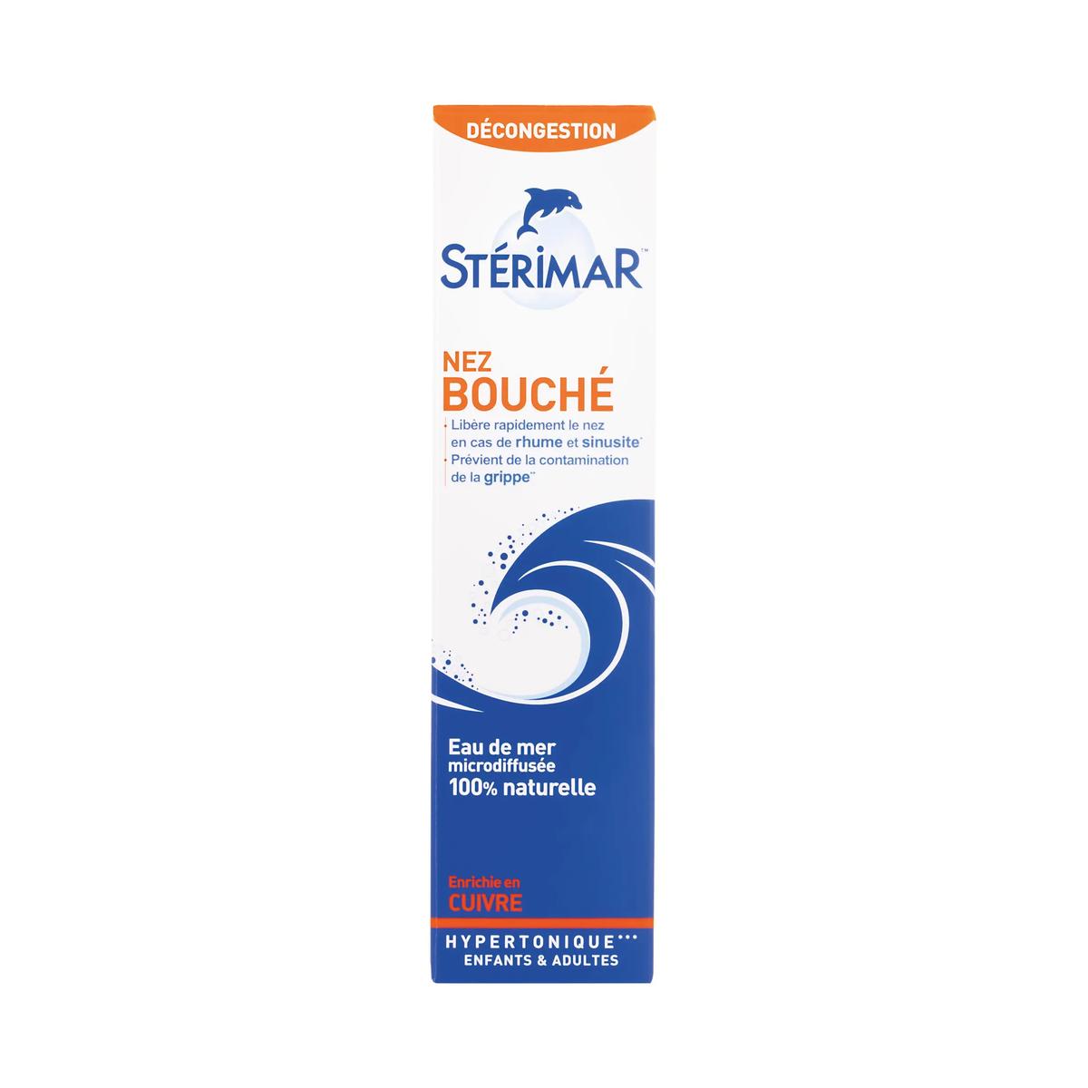 STERIMAR Stérimar Nez Bouché Spray Nasal Hypertonique Enfants et Adultes